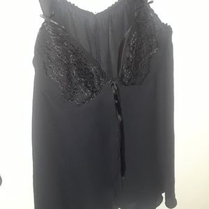 Lingerie top and robe